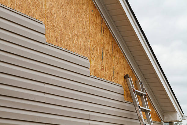 Professional Siding Installation technician working in Pelion, SC